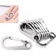 Stainless Steel Clip Spring-Snap Hook 2 PCS 